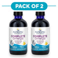 Nordic Naturals Complete Omega Lemon Liquid Fish Oil 237ml Pack of 2