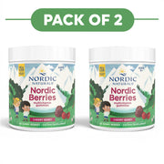 Nordic Naturals Nordic Berries Cherry Berry Kids Multivitamin 120 Gummies Pack of 2