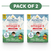 Nordic Naturals Zero Sugar Omega-3 Fishies 300mg 36 Gummies Pack of 2