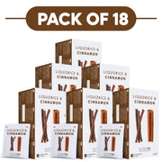 NutraTea Liquorice & Cinnamon Herbal Tea 20 Tea Bags Pack of 18