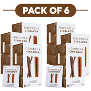 NutraTea Liquorice & Cinnamon Herbal Tea 20 Tea Bags Pack of 6