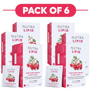 NutraTea NutraLipid Hawthorn Berries & Holy Basil Herbal Tea 20 Tea Bags Pack of 6
