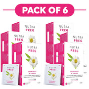 NutraTea NutraPreg Chamomile & Ginger Herbal Tea 20 Tea Bags Pack of 6