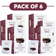 NutraTea NutraUric Cherries & Nettle Herbal Tea 20 Tea Bags Pack of 6