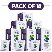 NutraTea NutraVision Bilberry & Eyebright Herbal Tea 20 Tea Bags Pack of 18