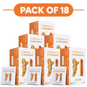 NutraTea Turmeric & Cinnamon Herbal Tea 20 Tea Bags Pack of 18