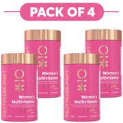Nutriburst Women's Multivitamin Berry Burst Gummies 60 Count Pack of 4