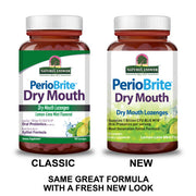 Nature’s Answer PerioBrite Dry Mouth Lozenges Lemon Lime - 100 Count. Old & new packaging