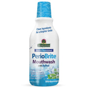 Nature’s Answer PerioBrite winter mint mouthwash alcohol free 480ml bottle front view