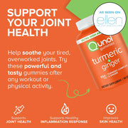 Qunol Turmeric Ginger Gummies Tangerine 60 Count
