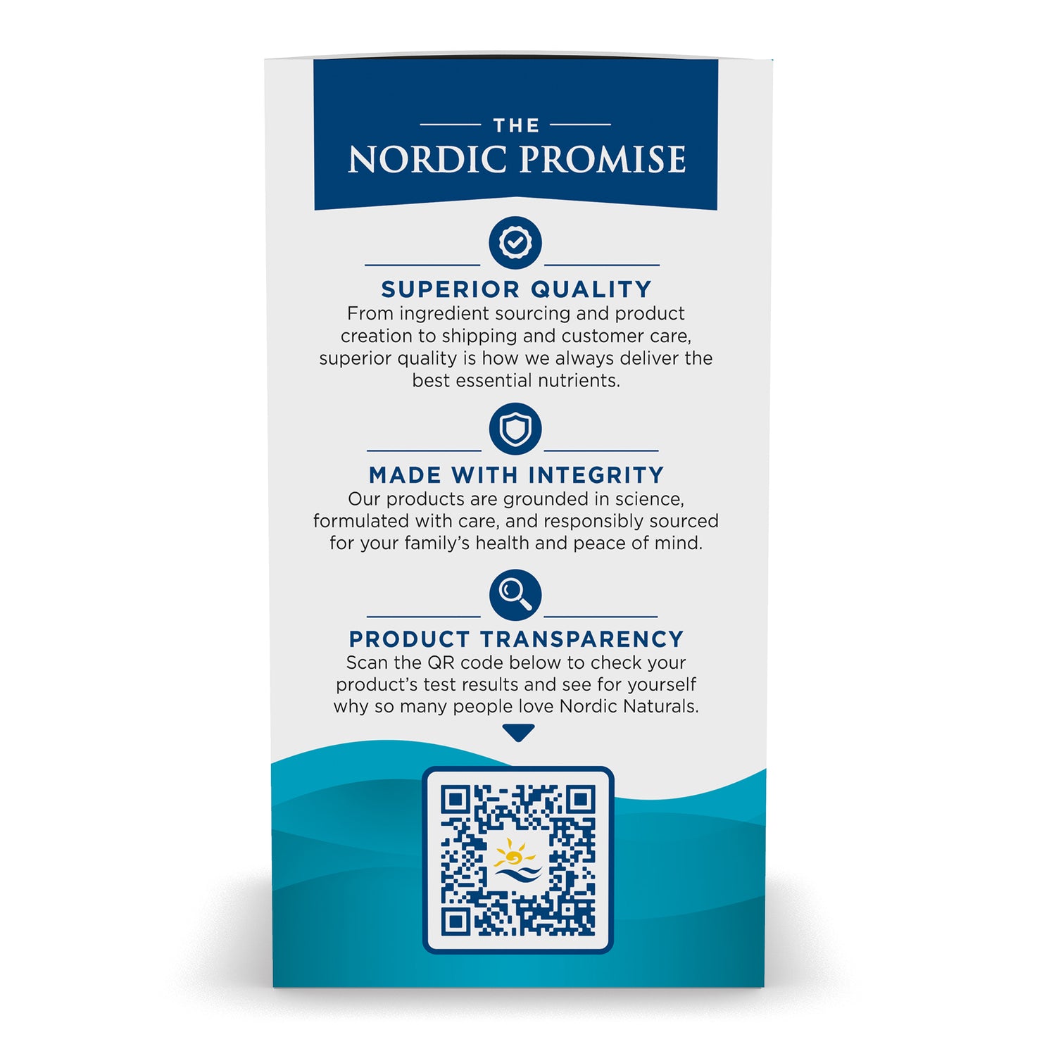 Supplement facts, ingredients, and usage directions for Nordic Naturals Omega-3 with GLA bottle.