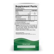 Back label of Nordic Naturals Omega-3 ALA Chromium supplement showing ingredient panel.