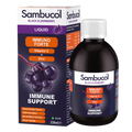 Sambucol Sirop de Sureau Noir – Immuno Forte | Sans Sucre Ajouté | 230ml | Vitamine C + Zinc