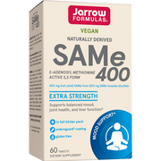 Front Image: Jarrow Formulas SAMe 400mg tablets bottle 60 count