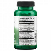 Swanson Fat Burner 60 Vegan Tablets Supplement Facts panel and product barcode on bottle label