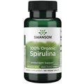 Swanson Spiruline 100% Biologique - 180 Comprimés Végétaliens