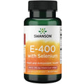 Swanson E-400 avec Sélénium 400 UI Vitamine E - 90 Capsules Molles