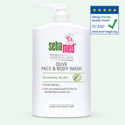 Sebamed Olive Face & Bodywash 1 L