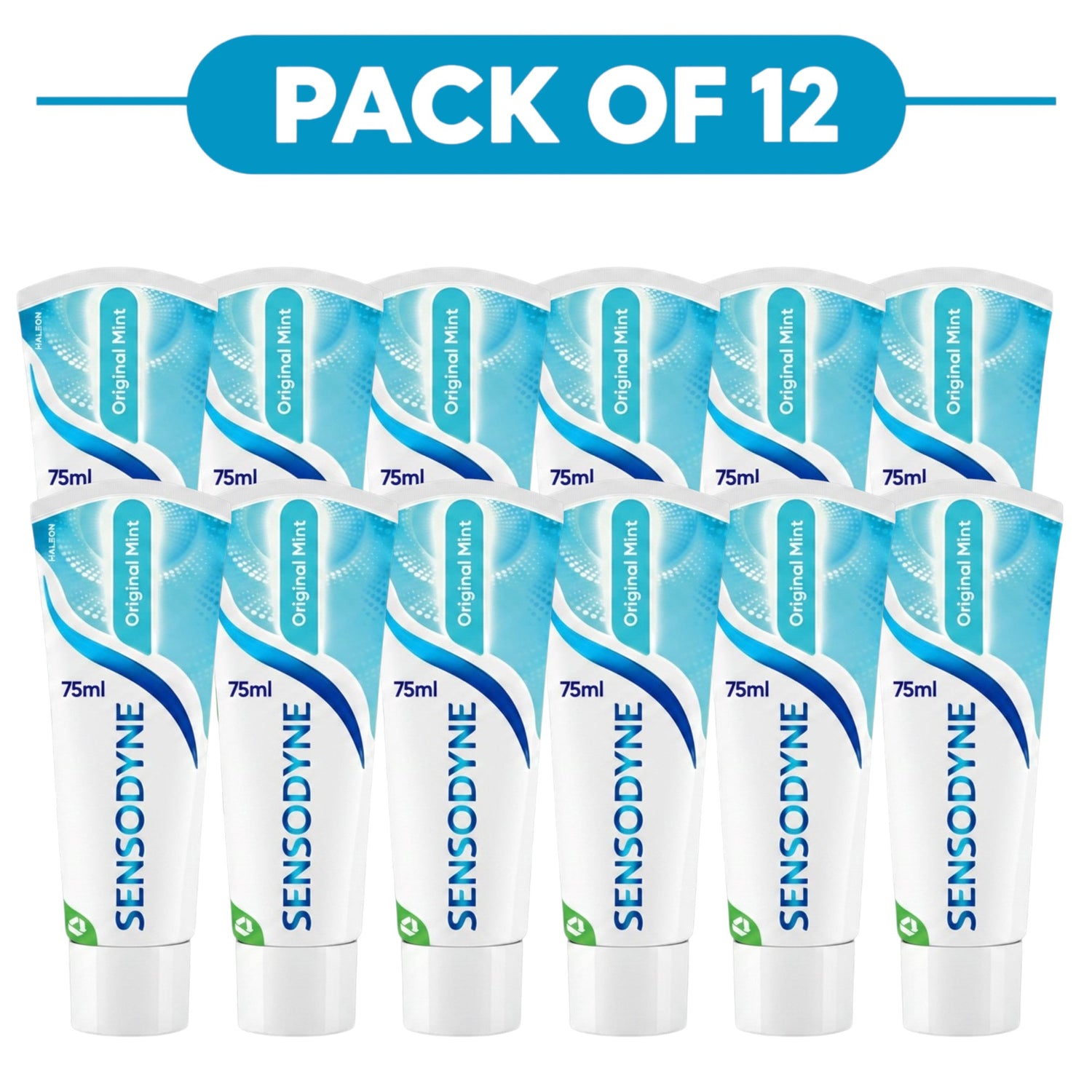 Sensodyne Daily Care Original Mint Toothpaste with Fluoride 75ml Pack of 12