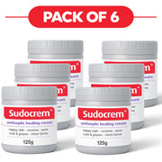 Sudocrem Antiseptic Cream with Zinc Oxide 125g Pack of 6