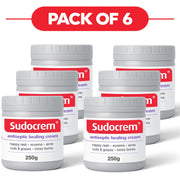 Sudocrem Antiseptic Cream with Zinc Oxide 250g Pack of 6
