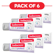 Sudocrem Care & Protect Nappy Cream 100g Pack of 6