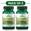 Swanson Maca 500mg 60 capsules végan lot de 2