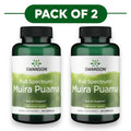 Swanson Muira Puama spectre complet 400mg 90 capsules lot de 2