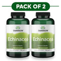 Swanson Echinacea 400mg supplément à base de plantes 100 capsules lot de 2