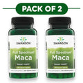 Swanson Racine de maca spectre complet 100 capsules végan lot de 2