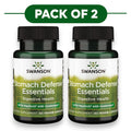 Swanson Défense estomac Essentials avec PepZinGI 60 capsules végétales lot de 2