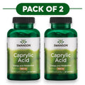 Swanson Acide Caprylique 600 mg 60 Capsules Molles | Soutien du métabolisme et de l'énergie