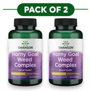 Swanson Horny Goat Weed Complex 120 Capsules Pack of 2