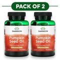 Swanson Pumpkin Seed Oil 1000mg 100 Softgels Pack of 2