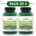 Extrait de Racine de Shatavari Swanson 120 capsules | Soutien ménopause et hormonal | 500 mg standardisé  