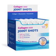 Front image: Swedish Nutra collagen joint shots 10000mg 30 x 25ml pack