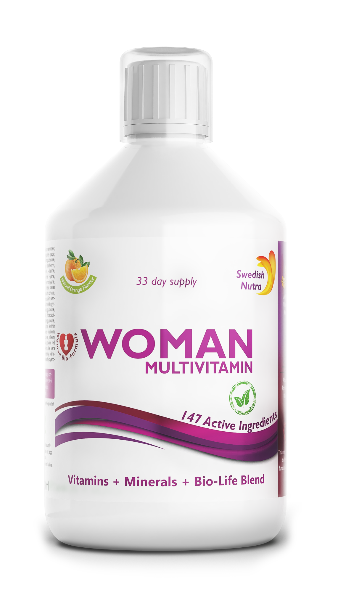 Swedish Nutra Woman Multivitamin Liquid Orange 500ml