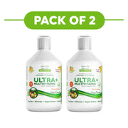 Swedish Nutra Ultra+ Multivitamin Orange Flavour 500ml Pack of 2