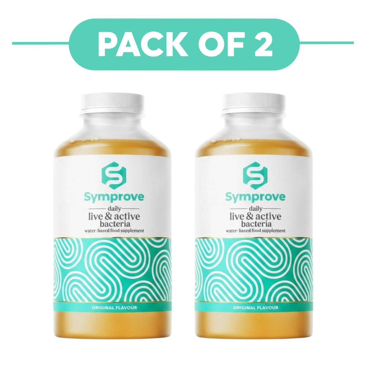 Symprove Liquid Probiotic Original Flavour 500ml Pack of 2