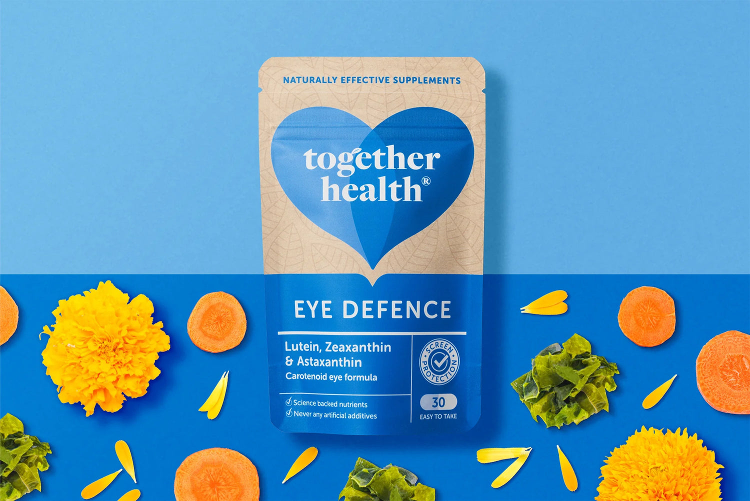 Together Health Eye Defence Lutein Zeaxanthin Astaxanthin 30 Capsules