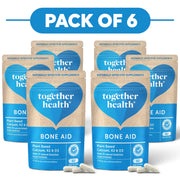 Together Health Bone Aid Plant Based Calcium K2 & D3 60 Capsules Pack of 6