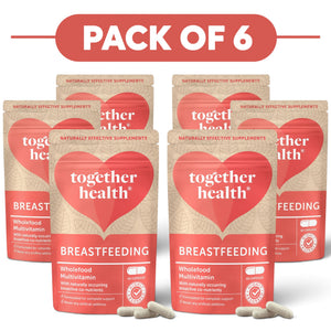 Together Health Breastfeeding Wholefood Multivitamin 60 Capsules Pack of 6