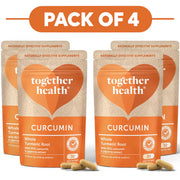 Together Health Curcumin Whole Turmeric Root 30 Capsules Pack of 4