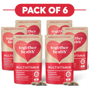 Together Health Daily Multivitamin Wholefood Supplement 30 Capsules Pack of 6