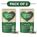Folate 400 mcg Together Health issu d’Épinards - 30 Capsules