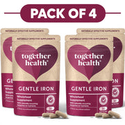 Together Health Gentle Iron Wholefood Supplement 30 Capsules Pack of 4
