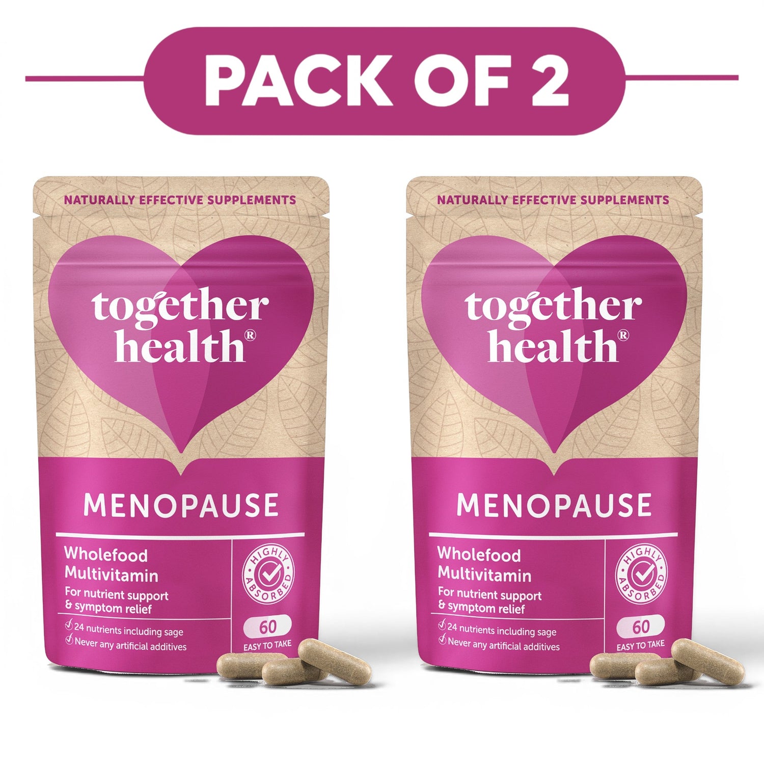 Together Health Menopause Wholefood Multivitamin 60 Capsules Pack of 2