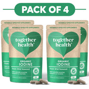 Together Health Organic Iodine from Wild Seaweed 30 Capsules Pack of 4