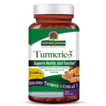 Capsules véganes de Curcuma-3 Curcuminoïdes Nature's Answer - 90 unités