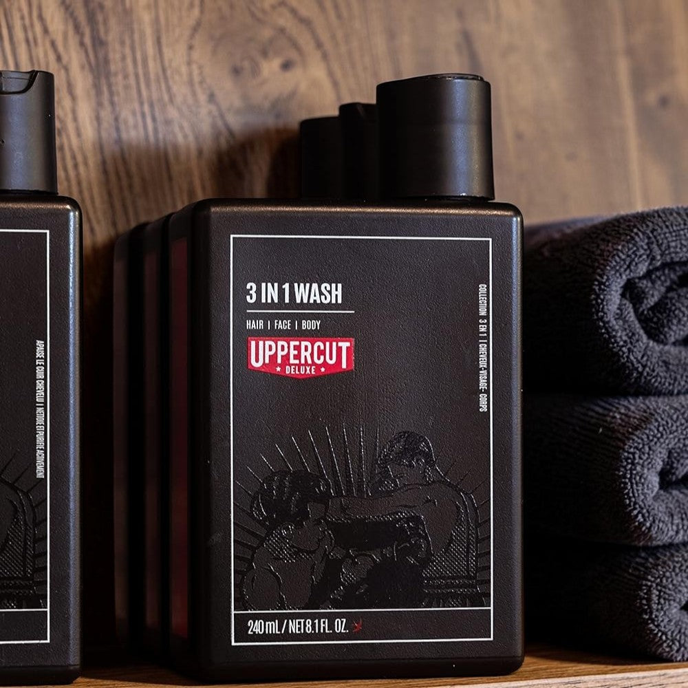 Uppercut Deluxe 3 in 1 Hair Face & Body Wash - 240ml